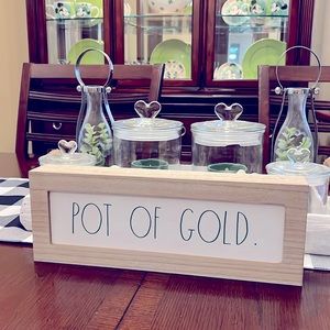 Rae Dunn Pot of Gold Farmhouse St Patrick’s Day Irish March Shamrock